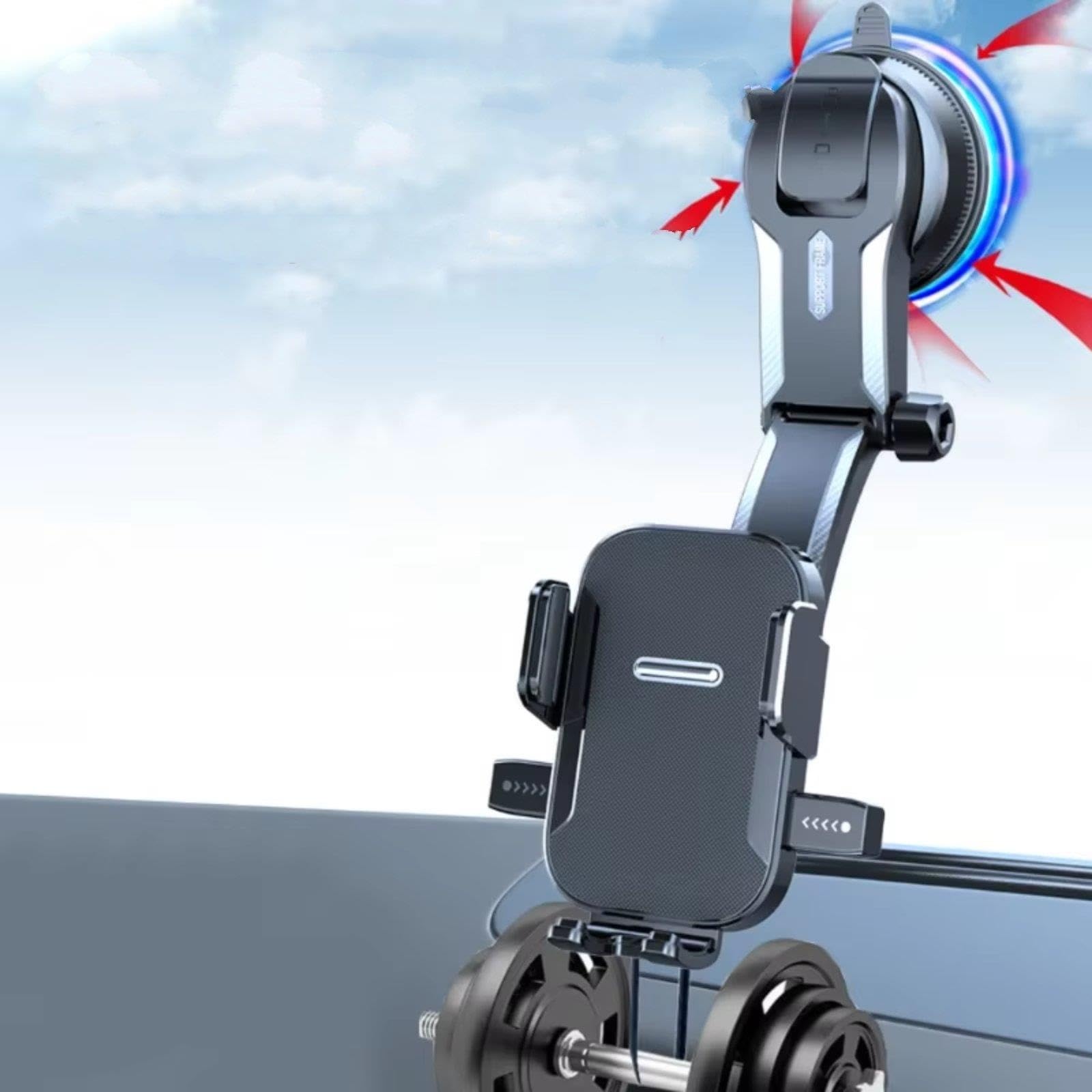 Support Téléphone Voiture Support Universel Smartphone Aspiration