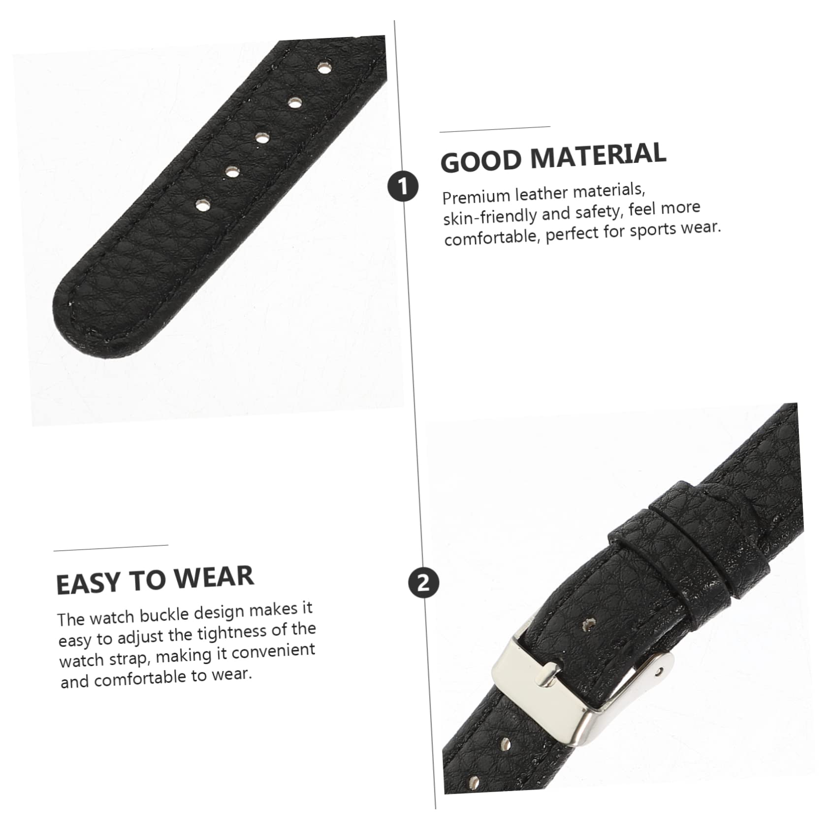 Hemobllo 5stücke Leder Uhrband Für Luxe Vielseitig Einsetzbar Austauschbar Elegantes Design Langlebiges Material Für Jeden Anlass