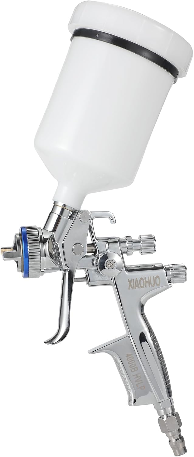 HVLP Pro with Paint 600 Cup Paint Spray Gun Car Spray Tool Air Spray Gun 1.3mm Professional Spray Gun