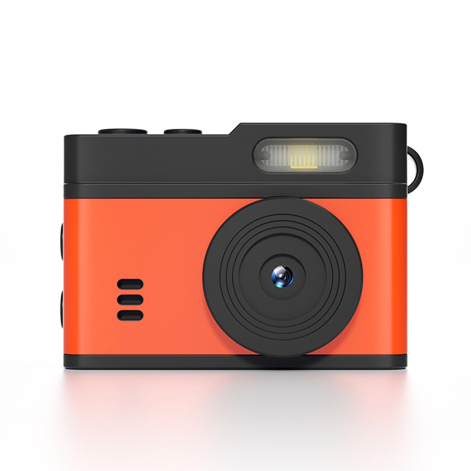 Keychain Camera, 1080P Mini Video Recorder 12MP Portable Digital Camera LED Fill Light & 0.96 Inch Display for Travel Daily Recording Vlog Use (Black and Orange)-image-17