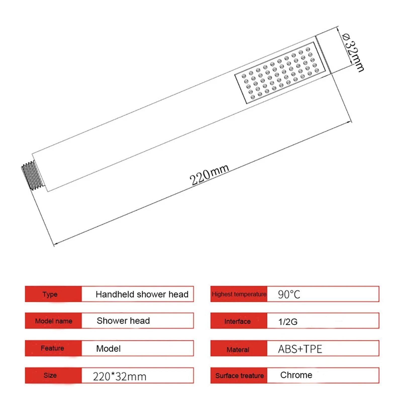 Amazon.co.jp: Aqxyxsw Dokour シャワーヘッド新形状モダンな