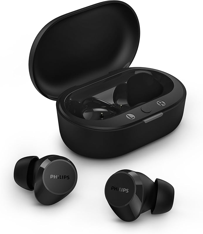 Philips TAT1209BK True Wireless in Ear Bluetooth Headphones - Small Buds. Great Value Natural Sound.