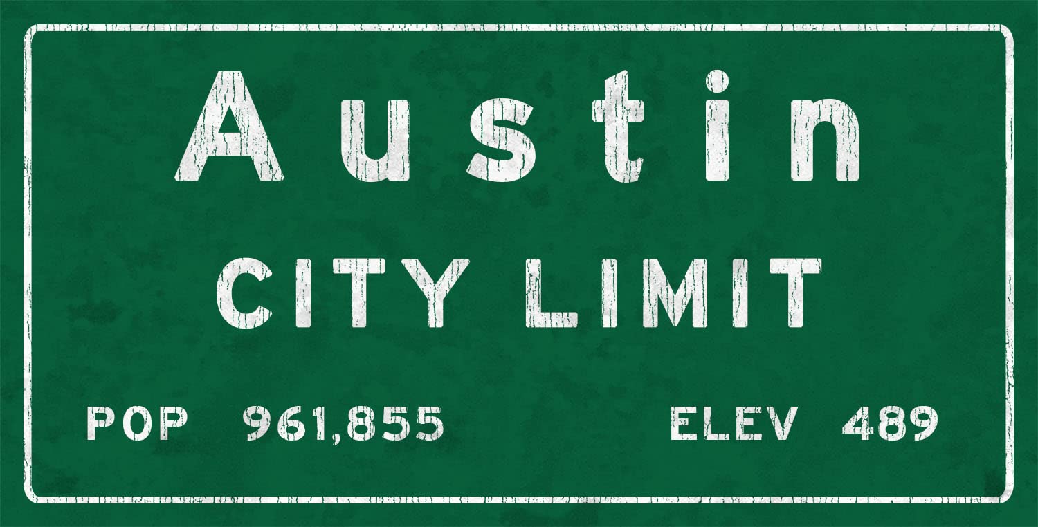 Amazon.co.jp : Austin City Limitメタルサイン、テキサス、人口、census、旅行 : ホーム＆キッチン
