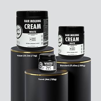 Amazon.com: Rolda White Molding Hair Cream for Men - Curl-Defining