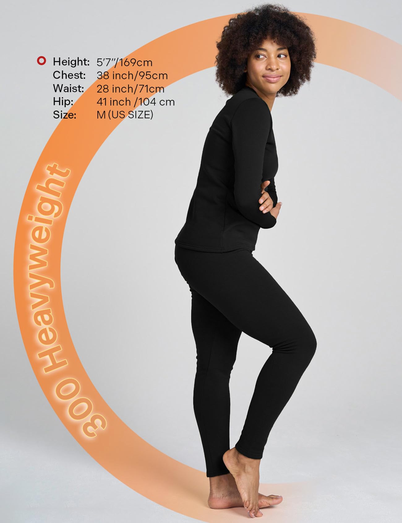 LAPASA Completo Termico Donna Fodera in Micropile Calore Base L17 - Abbigliamento Intimo Invernale Maglietta Pantaloni Calzamaglia Tuta Sci Trekking