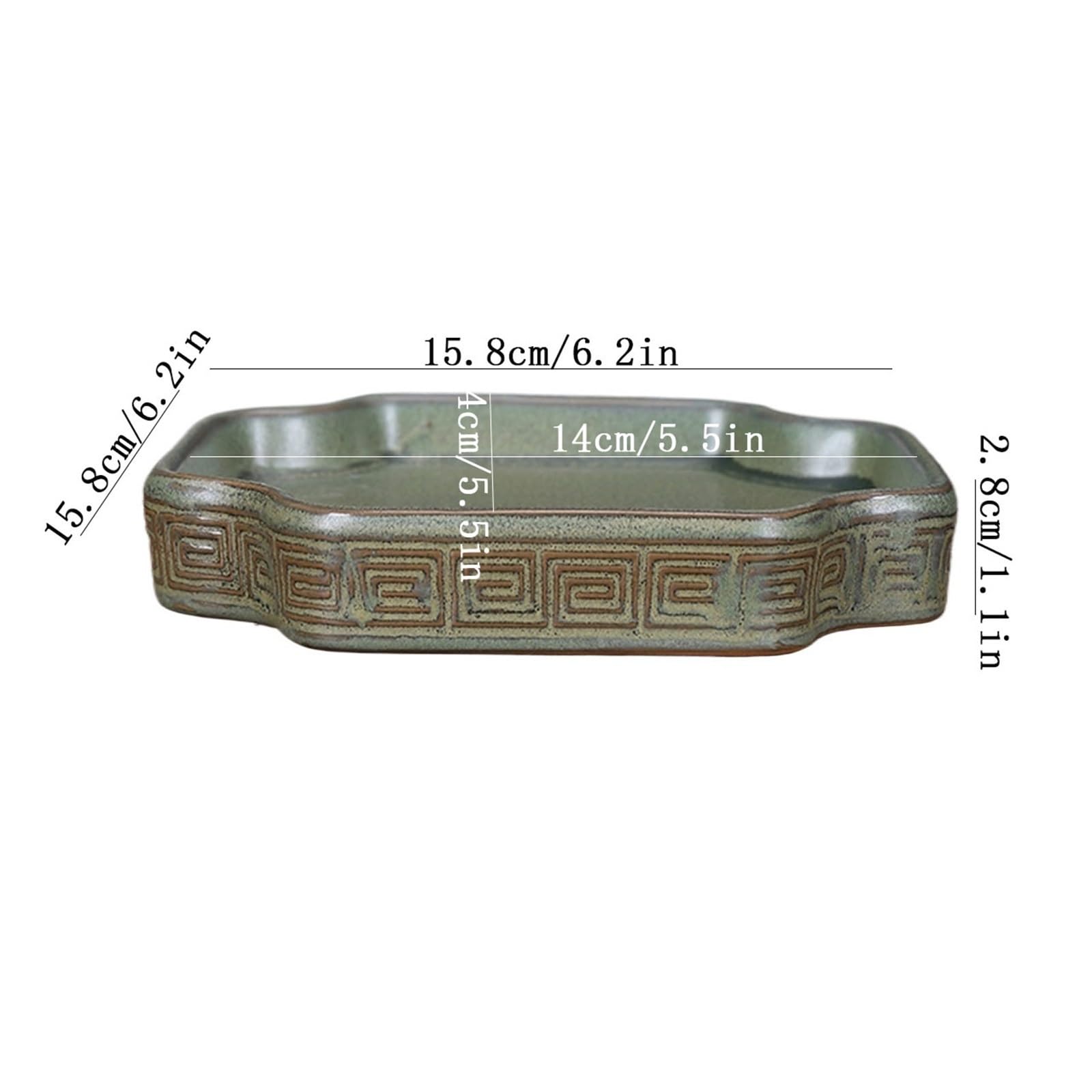 Sottovasi per Fiori Vassoio in Ceramica con piattino for Fiori antichi Imitazione Vaso