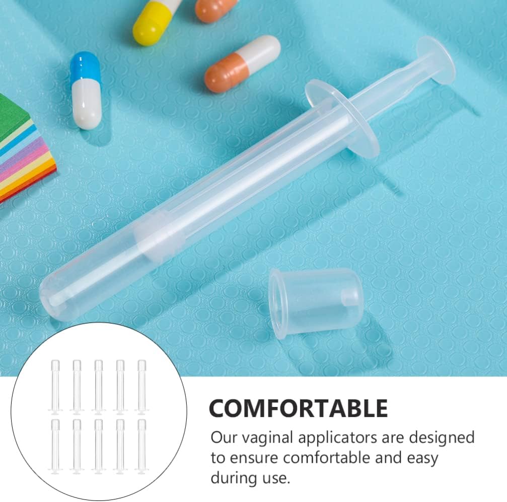 Healifty 20pcs Vaginal Suppository Applicator Disposable Lube Injector Personal Lubricants Applicator Health Care Aid Tools image 3 of 9 B09LV4XY69