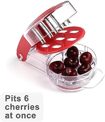 Miniatura 2 de 6 removedores de semillas de cerezo removedor de foso de cereza multifuncional removedor rápido de pozos herramientas de cocina doméstica removedor