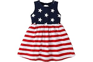 Toddler Baby Girl 4th of July Dresses Independence Day Outfit