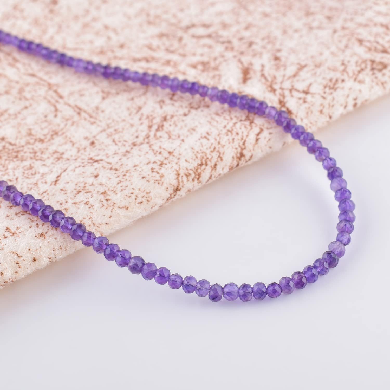 OdrillionGems Natural Amethyst Gemstones Beads 925 Sterling Silver Necklace, Choker Women Jewelry, Handmade, February Birthstone, Valentine Gifts, Size 18 Inches - Image 4