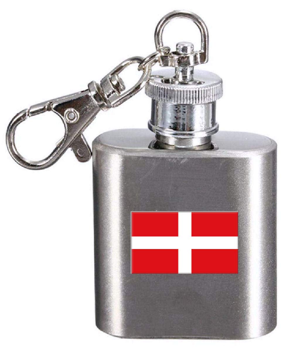 Flasque porte-clés gravé drapeau de l'ordre de Malte cadeau homme