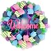 Everyday Door Wreath | Summer Spring Wreath | Outdoor Wreath | Pink Turquoise Navy Blue Green : P5