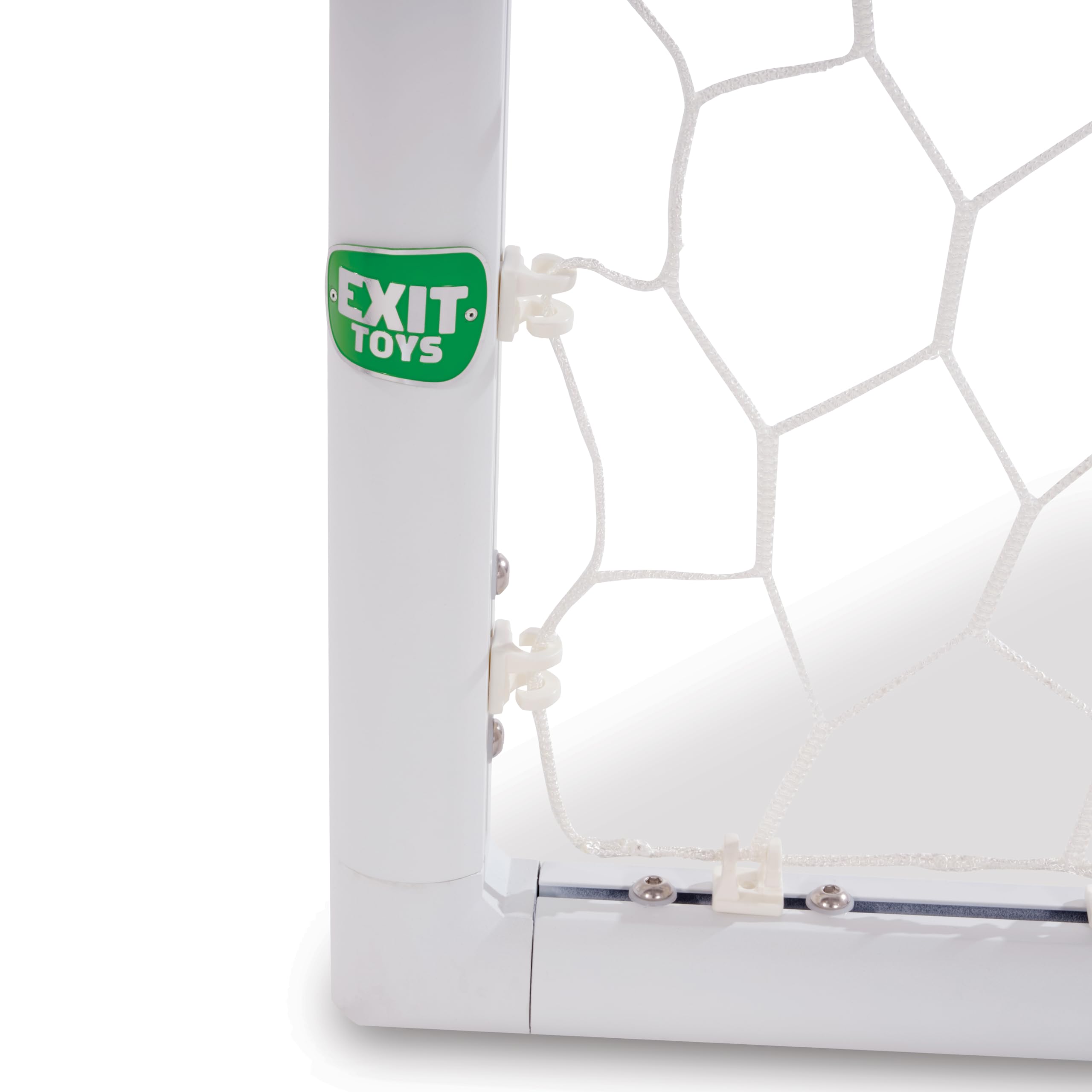 Exit Scala - Porta da calcio in alluminio, 300 x 200 cm, colore: Bianco