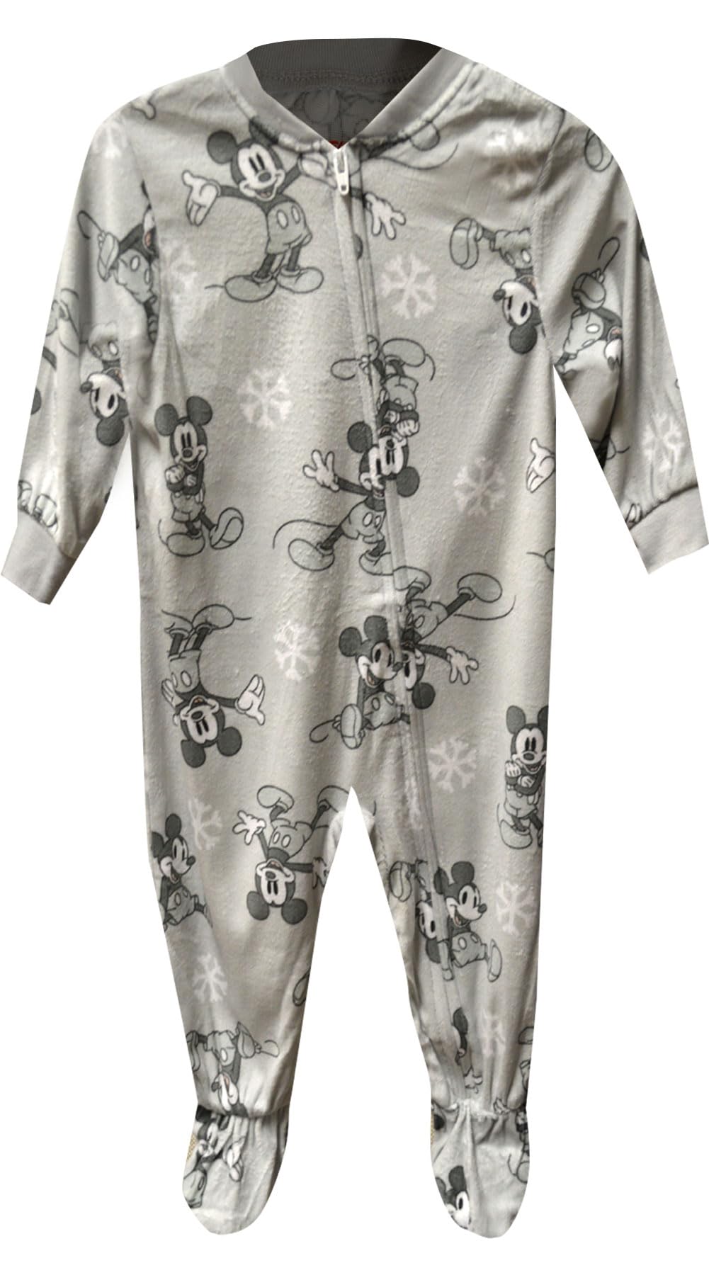 Briefly Stated Boys Disney Mickey Mouse Infant Blanket Sleeper One Piece Pajama (6-9 Months)