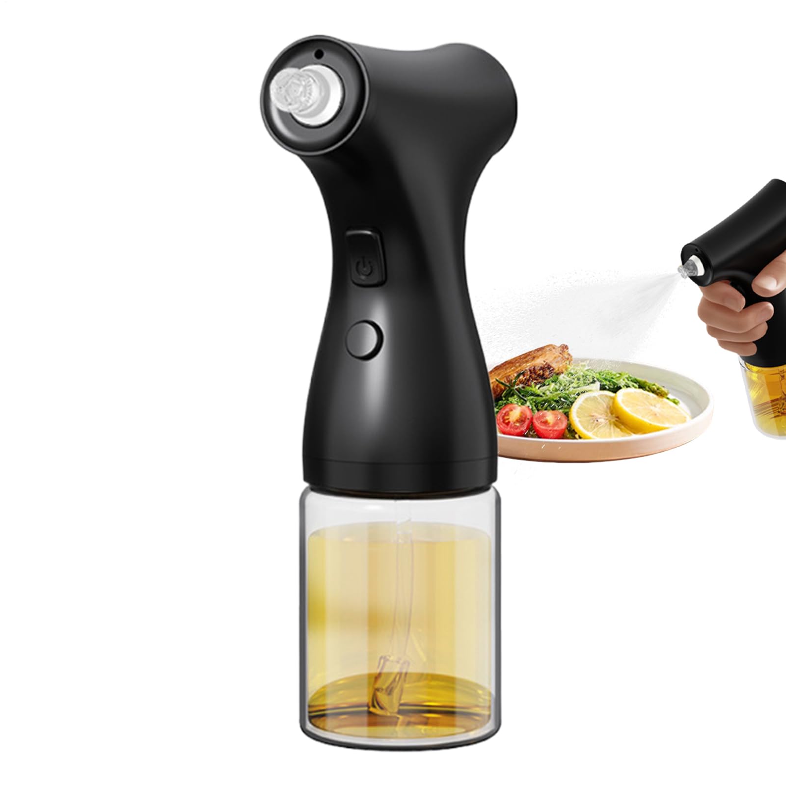 Pulvérisateur d'huile anti-excès pour air fryer : cuisinez sain sans surdosage