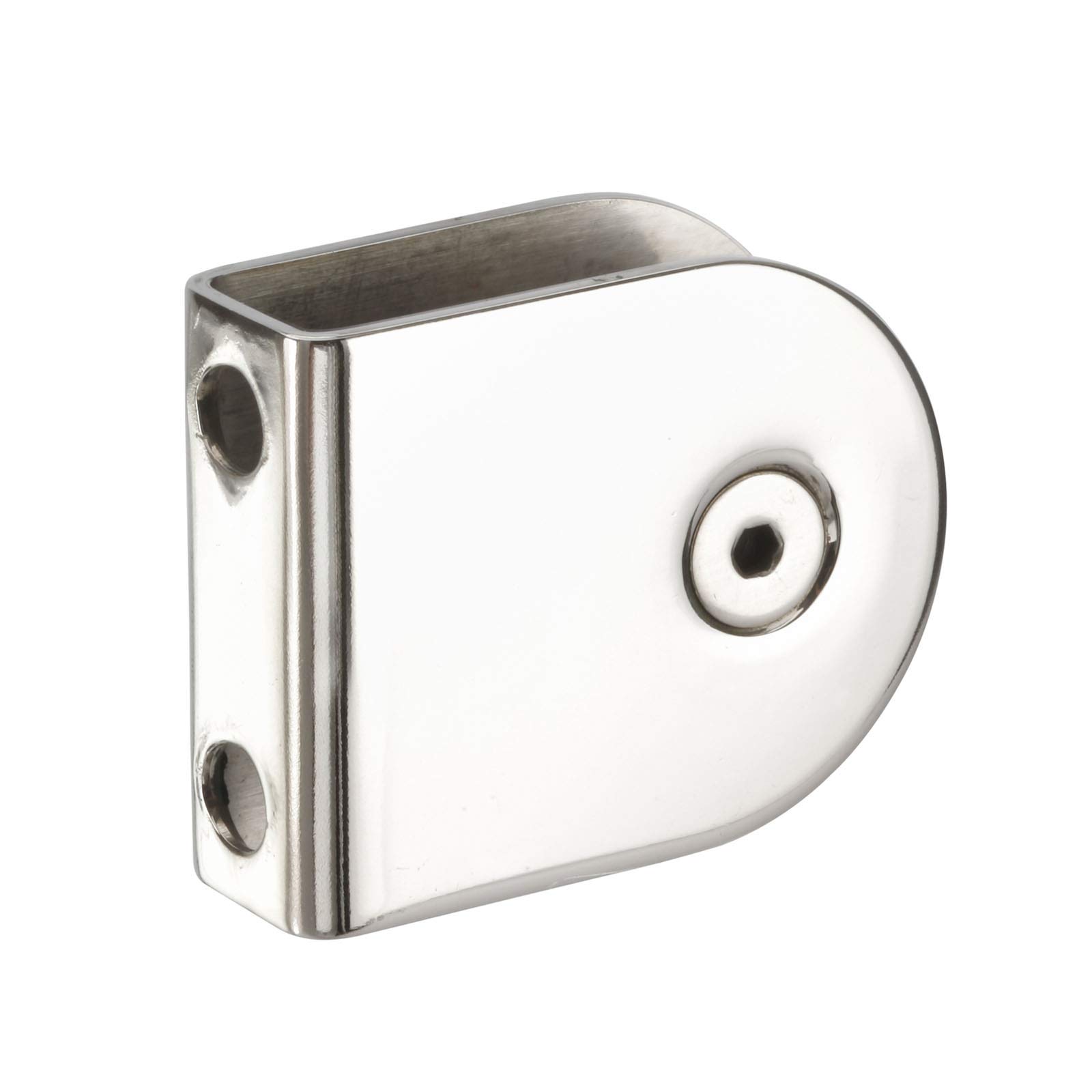 Cubicle U Bracket for 13mm Cubicle Partition in Polished Stainless Steel Finish