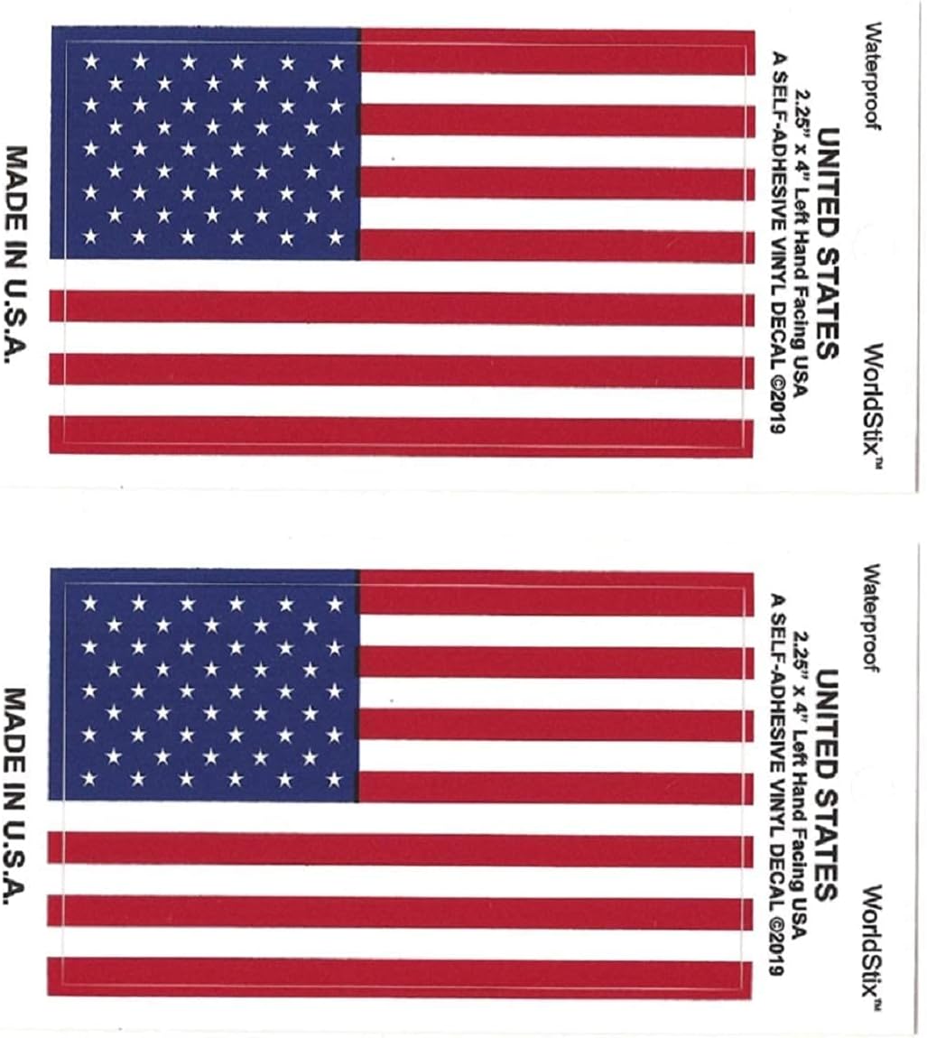 Outdoor Nylon 2x3 Foot American Flag and Flagpole Set With Deluxe 4' Tangle Free Pole For Home Porch Deck Patio Or Business