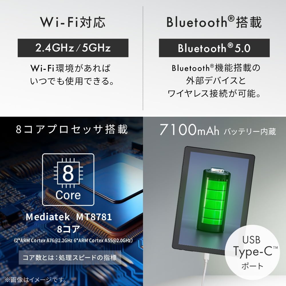 タブレット 10インチ SDカード付属 Android13 【バックナンバー】 4GB+128GB 7