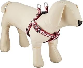 ペティオ (Petio) 犬雅 唐草ハーネス レッド M サイズ