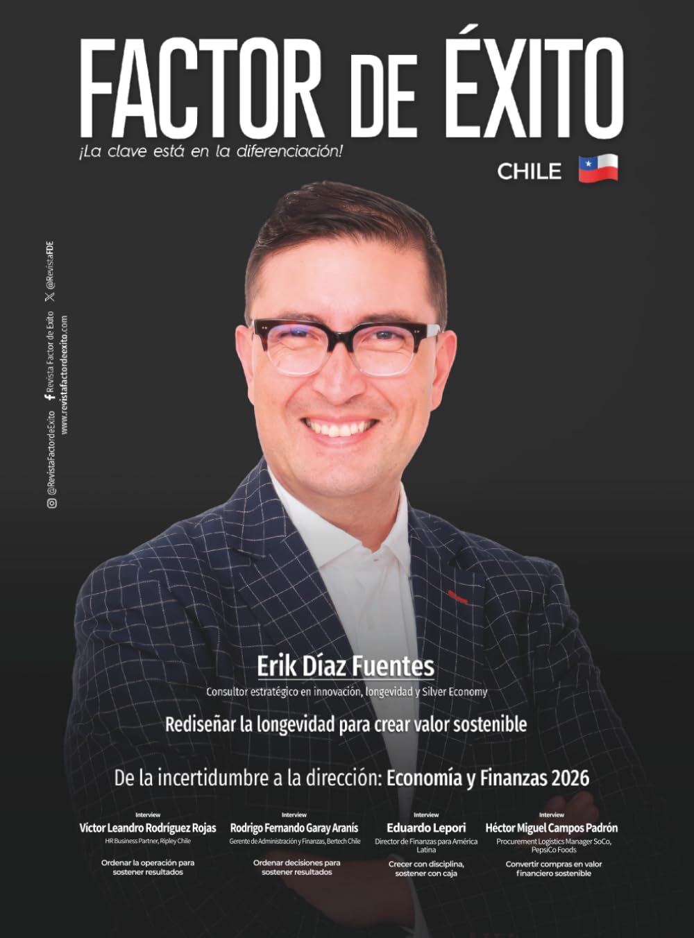 De la incertidumbre a la dirección: Economía y Finanzas 2026. Edición #20 Chile (Revista Factor de Éxito Chile)