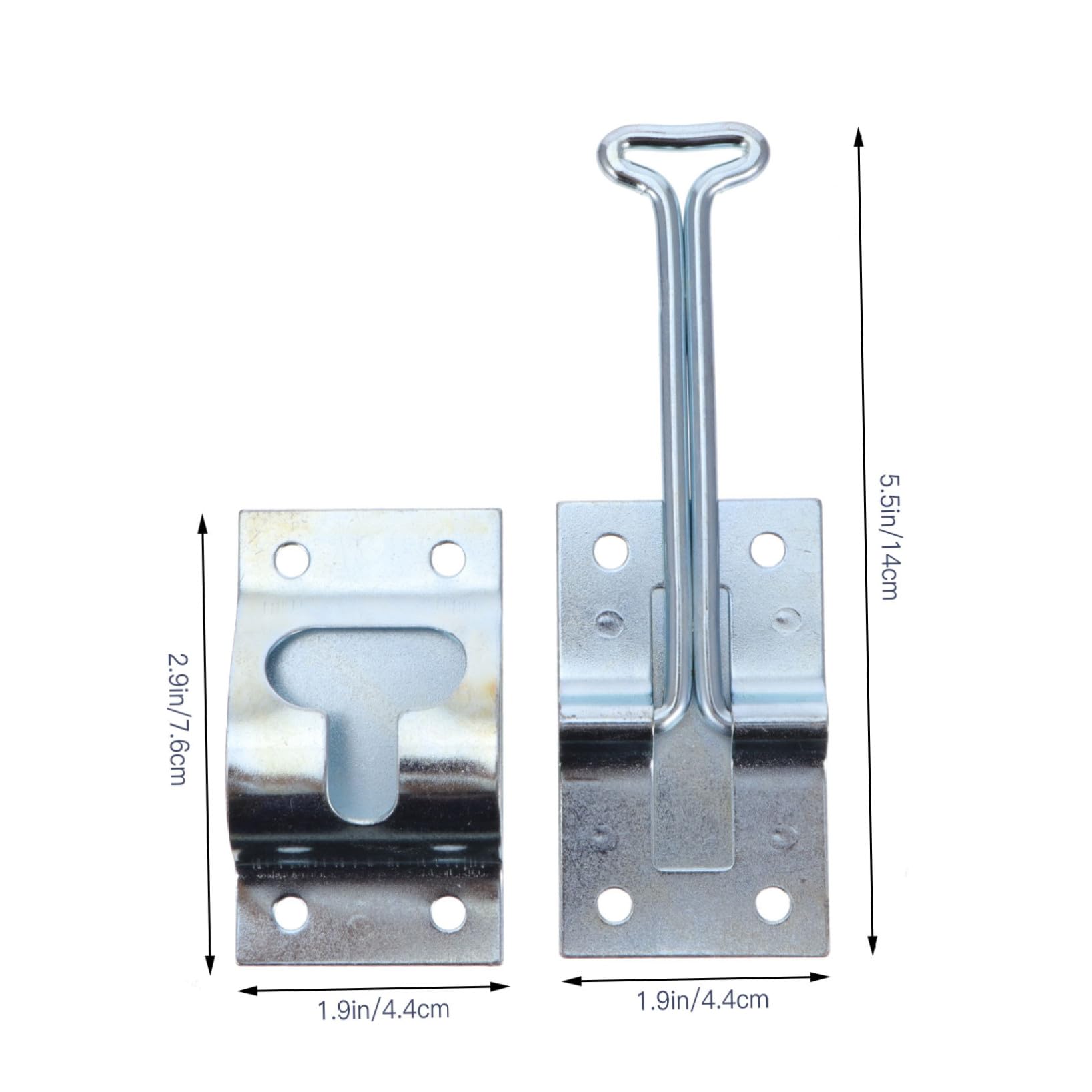 DOITOOL 3pièces Style Entry Door Catch Acier Pour Camping-car Loquet De Porte Et Support De Retenue Pour Remorque Et Véhicules Utilitaires