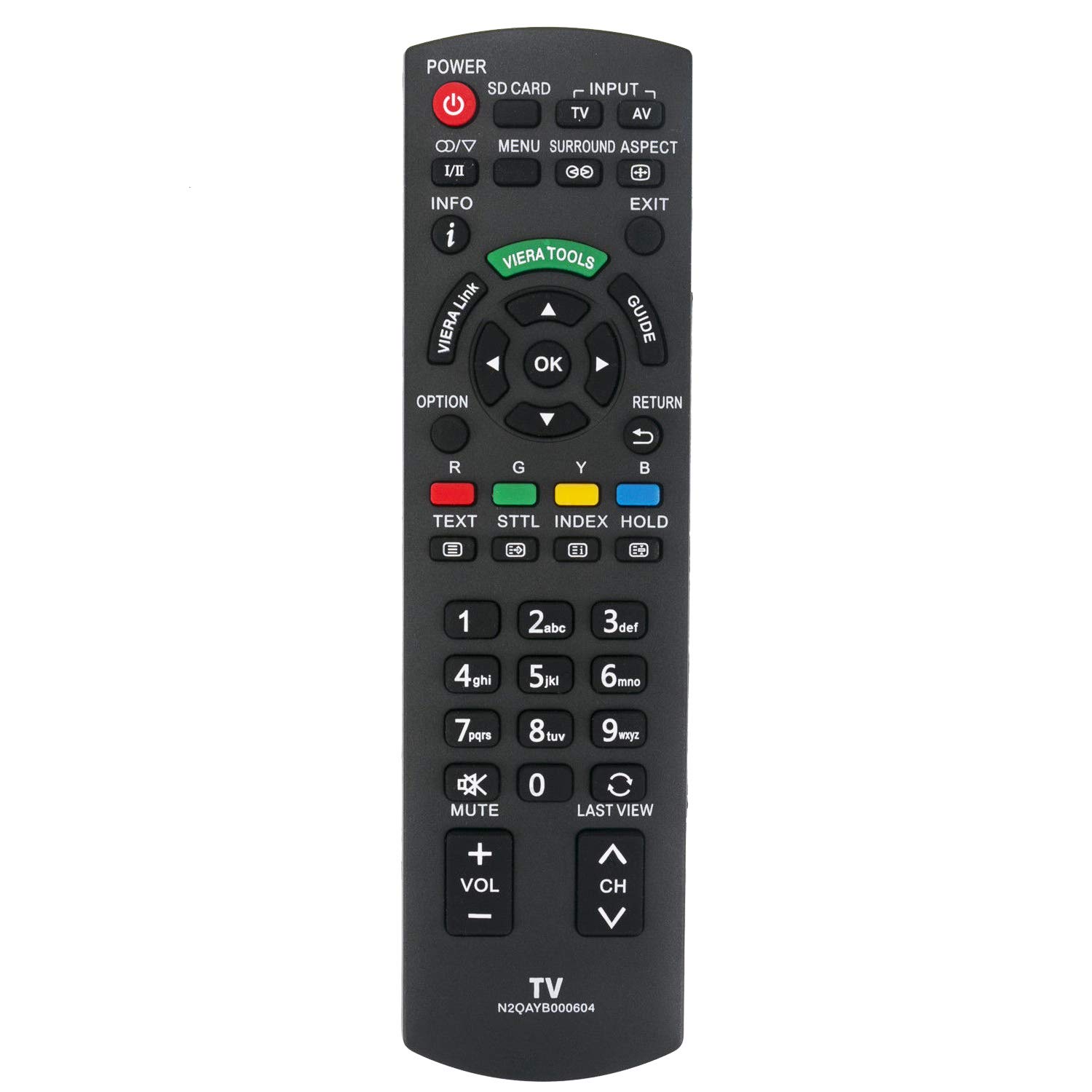 PANASONIC N2QAYB000736リモコン(Tv5294) 01.jpg