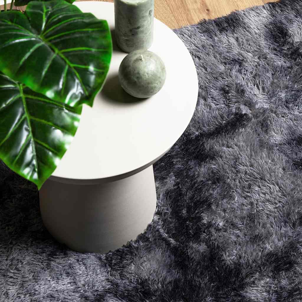 vidaXL Tapis Shaggy à Poils Longs NAVARRA Gris foncé 130x200 cm
