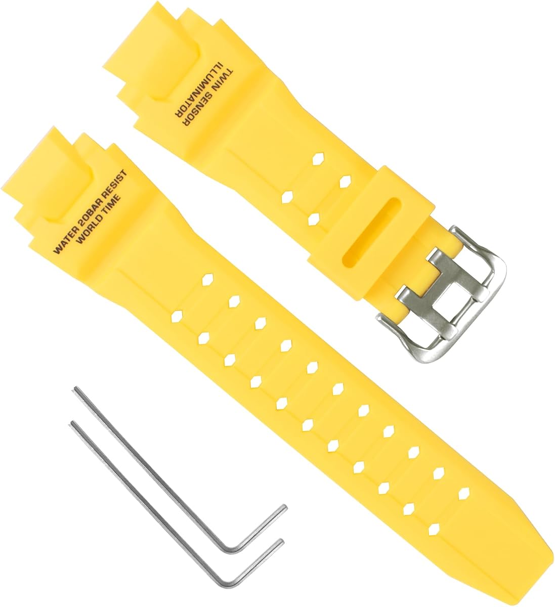 16mm Replacement Silicone Watch Band for Casio GW-4000/GA-1000/GW-A1000/GW-A1100 - Durable Waterproof Men's Watchband Replacement, Casio G Shock Watch Bands