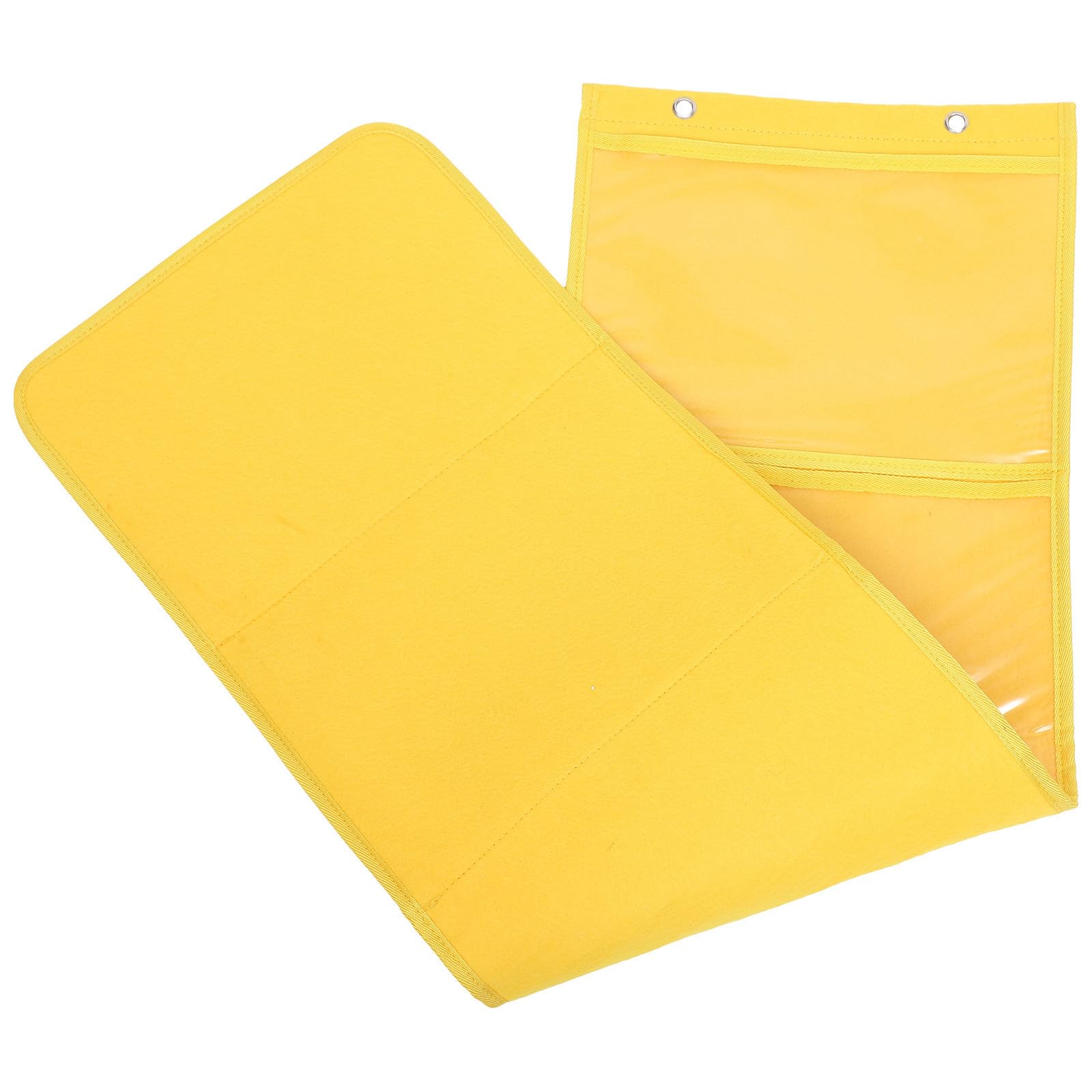 Bolsa de tela no tejida amarilla transparente para dibujos