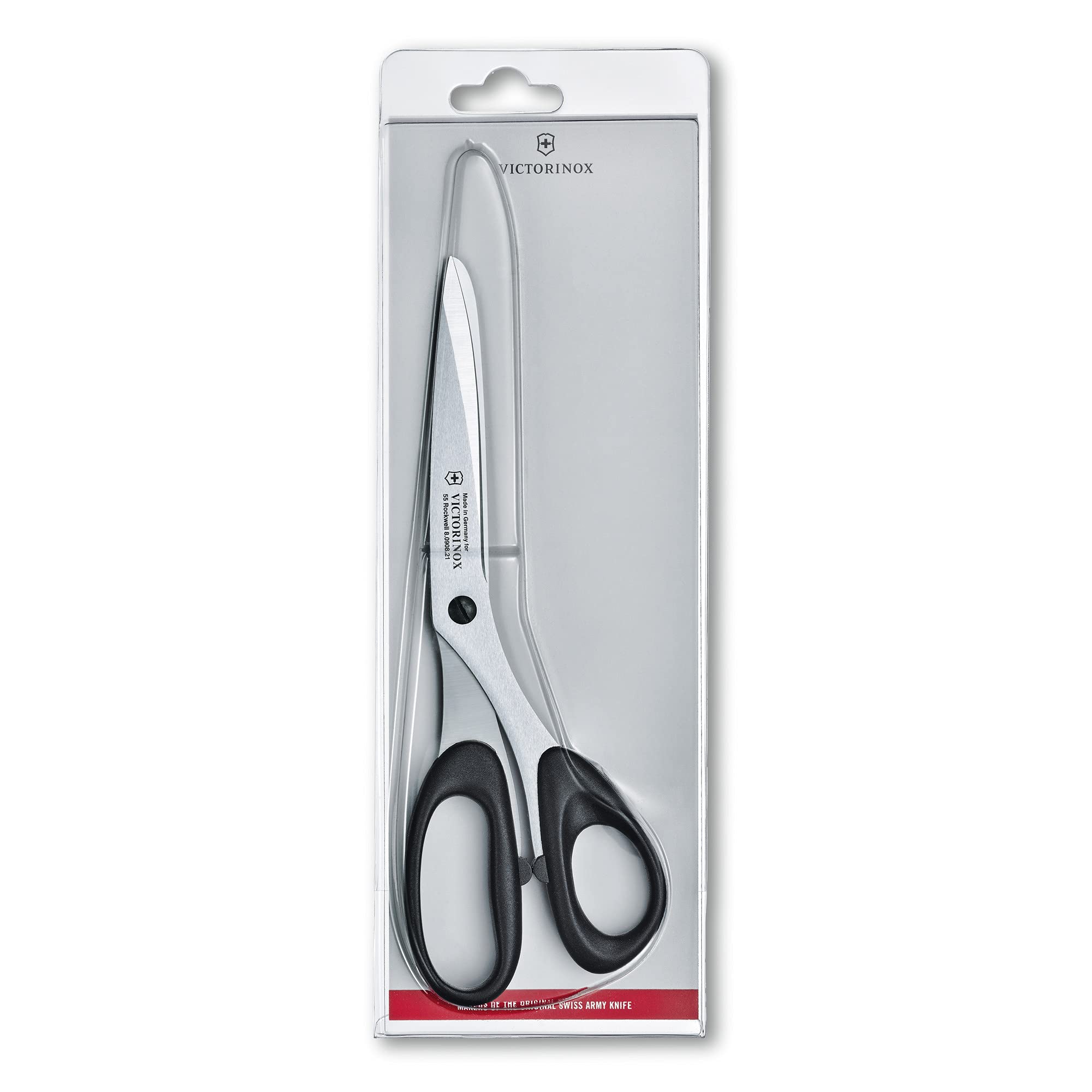 Victorinox, 8.0908.21, Scissors, Haushalts- und Berufsschere, Extra scharfe Klinge, robuster Kunststoff-Griff, Schwarz,