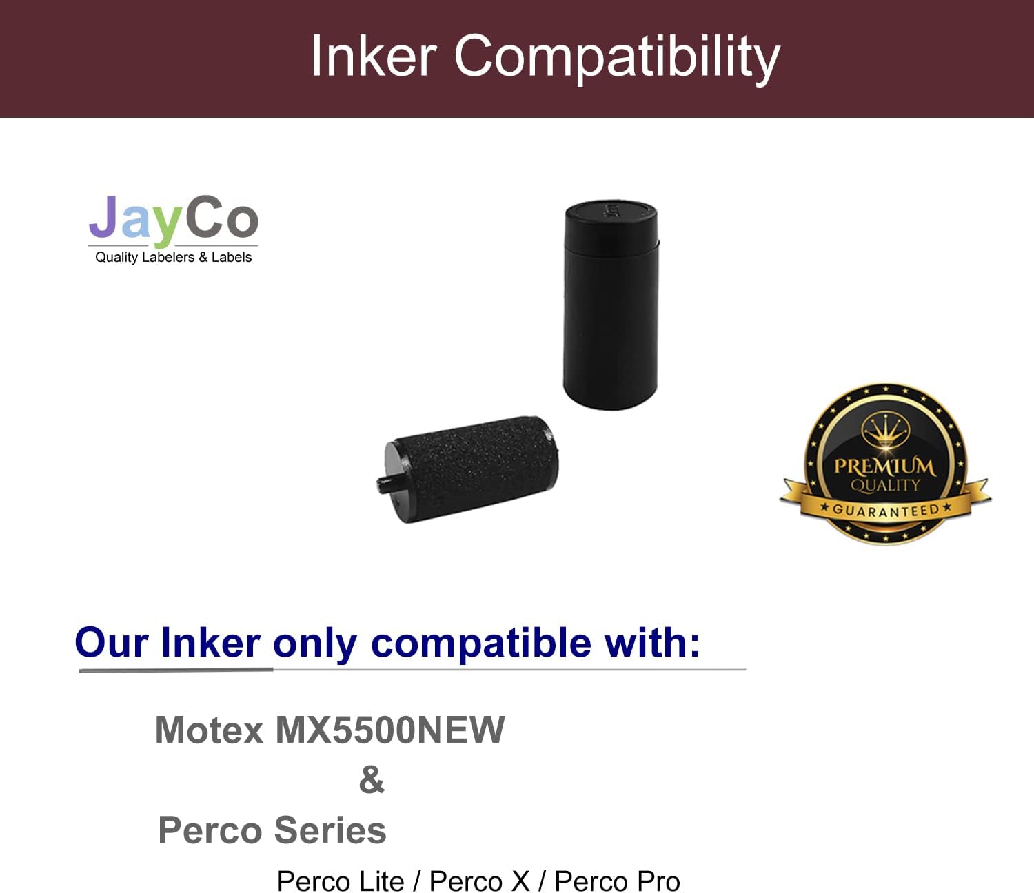JayCo 1 Line White Blank Labels - 10,000 Blank Price and Date Gun Labels with 1 Ink Roll, Fits MX-5500 and Perco 1 Line Price and Date Guns