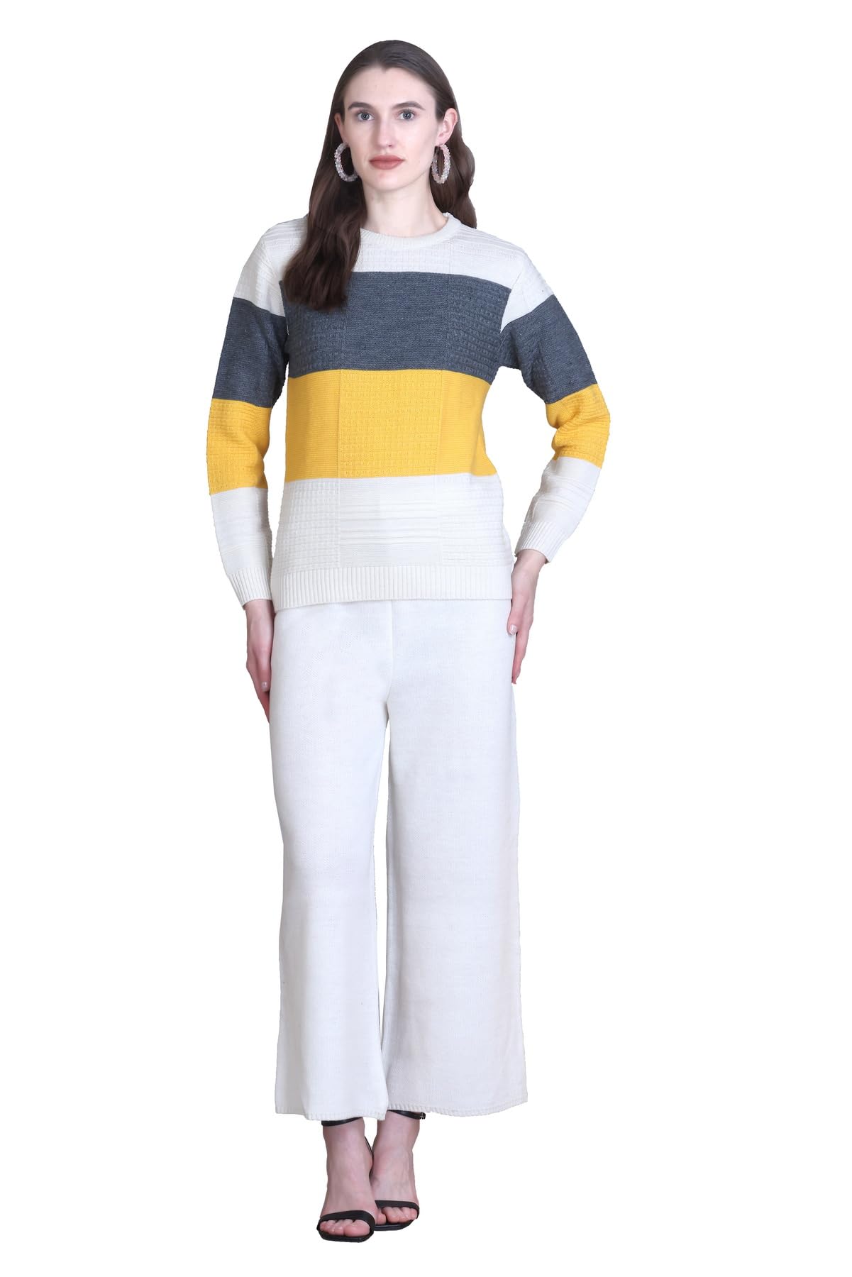 montrex Wool Blend Coord Set Women Warm Winter Wear Cord Set-picture-38