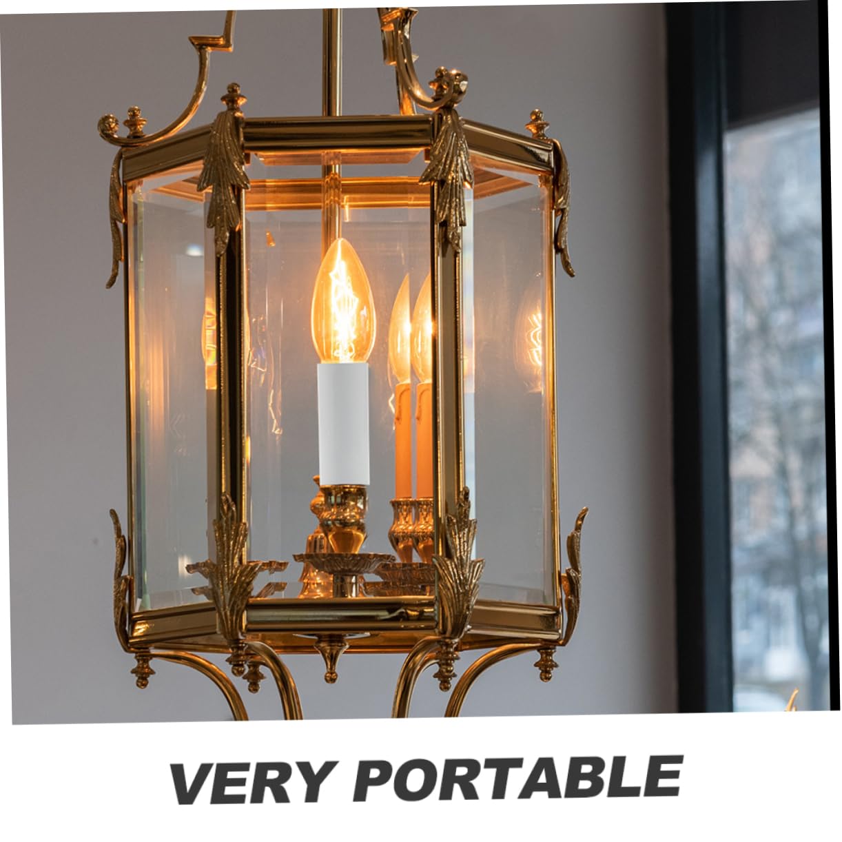 WOONEKY 15 Fundas para Portalámparas Colgantes de Metal Blanco Base Grande y Estructura Resistente para Lámparas de Cristal Hogar
