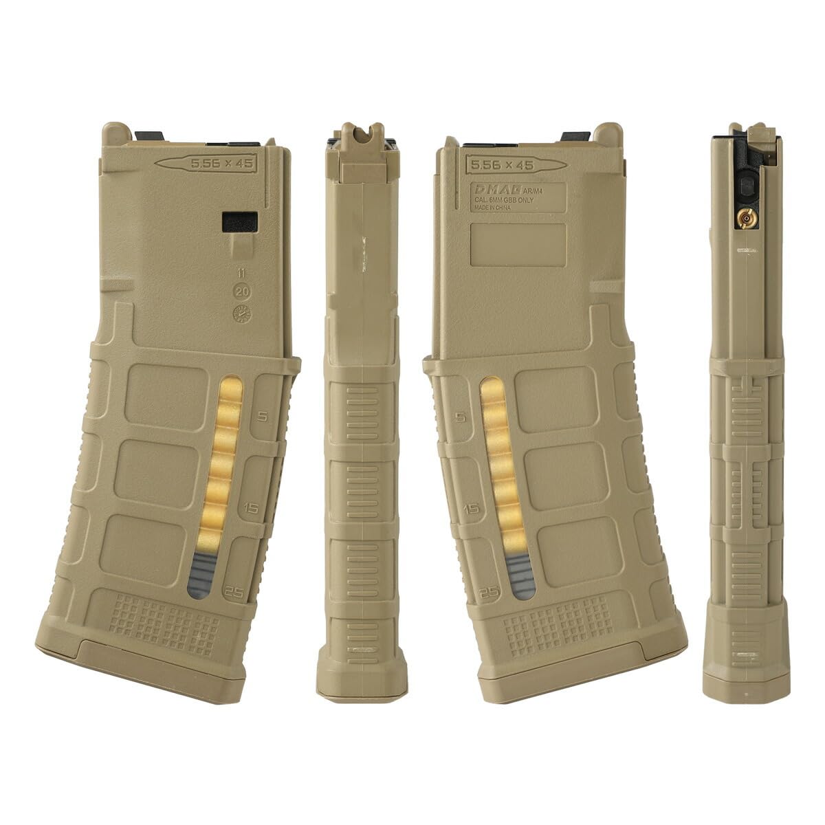 Amazon | DE Airsoft DMAG AR/M4 GEN M3 Window仕様 ガスマガジン