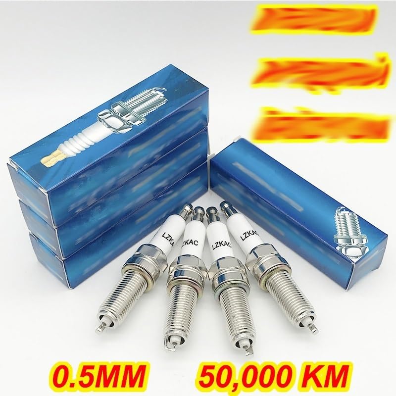4pcs iridium bujías lzkac/ajuste para silzkr7b11 silzkr6b-10e 12290-r48-ho 5787 ilzkr7b-11s silzkr6b11 lzkr6b-10e 18846-11070 ixuh22 Bujía de motor