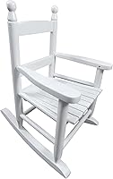 czczgx Kids Toddler Rocking Chair - Solid Hardwood Porch Rocker, Safe Comfortable Design for Nursery, Indoor Outdoor, White