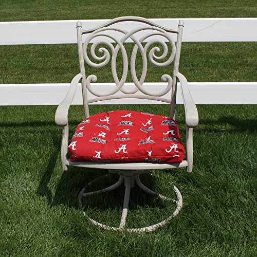 Image of College Covers NCAA Alabama Tide Chair Cushion, 20 inch x 20 inch x 3 inch, Crimson