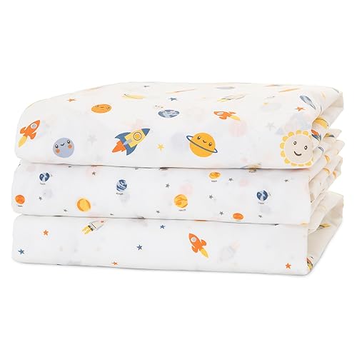 Miniatura 13 de Delta Children Sábanas bajeras para cuna para niñas y niños, sábana para cuna estándar para colchón de cuna y de niño pequeño, 28 x 52 pulgadas