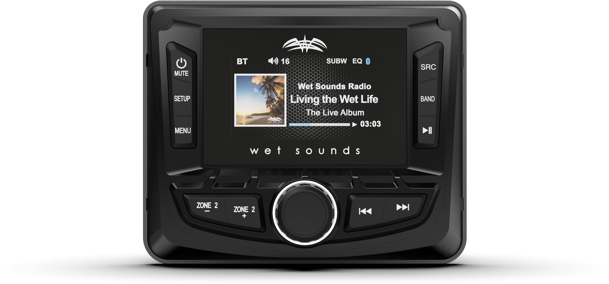 wet sounds WS-MC-2 with Marine SEADASH3B Universal Marine 3