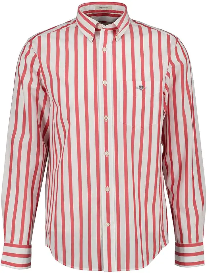 GANT Classic Poplin Stripe Rose red