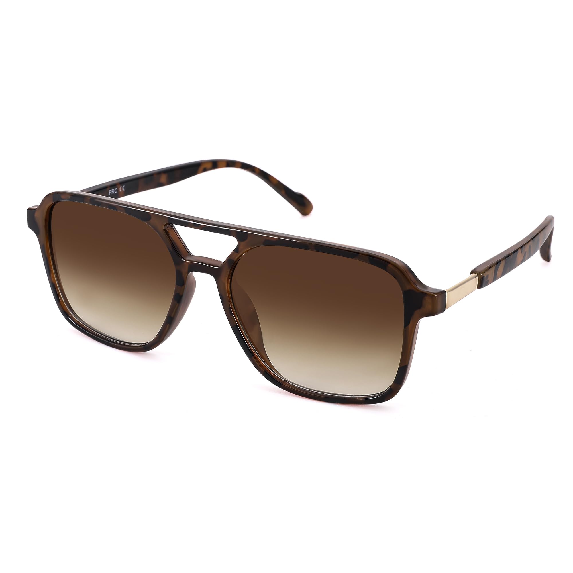 Retro Aviator Sunglasses for Women Men - Trendy Cool Square Womens Mens Shades Sun Glasses