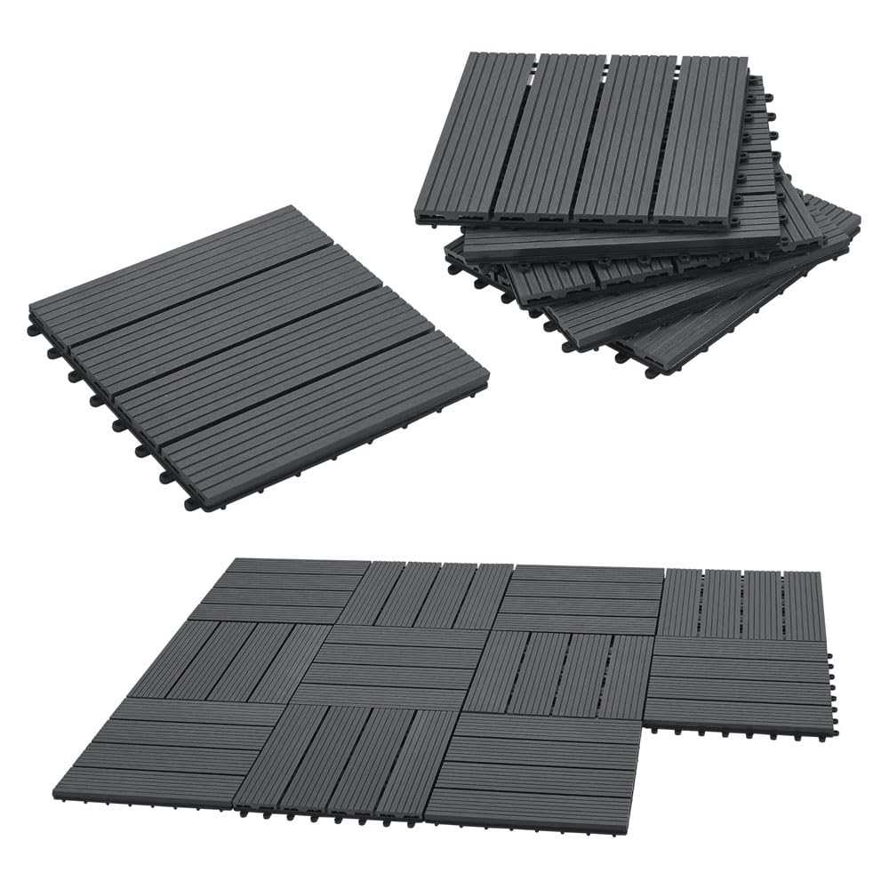 Baldosas de Plástico 33x33, Suelo, 1m2, Losetas, Azulejos, Palet, Revestimiento Exterior