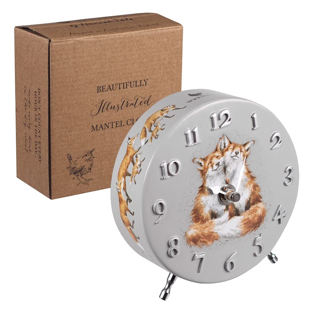 Wrendale Designs - Horloge de cheminée « Contenu »