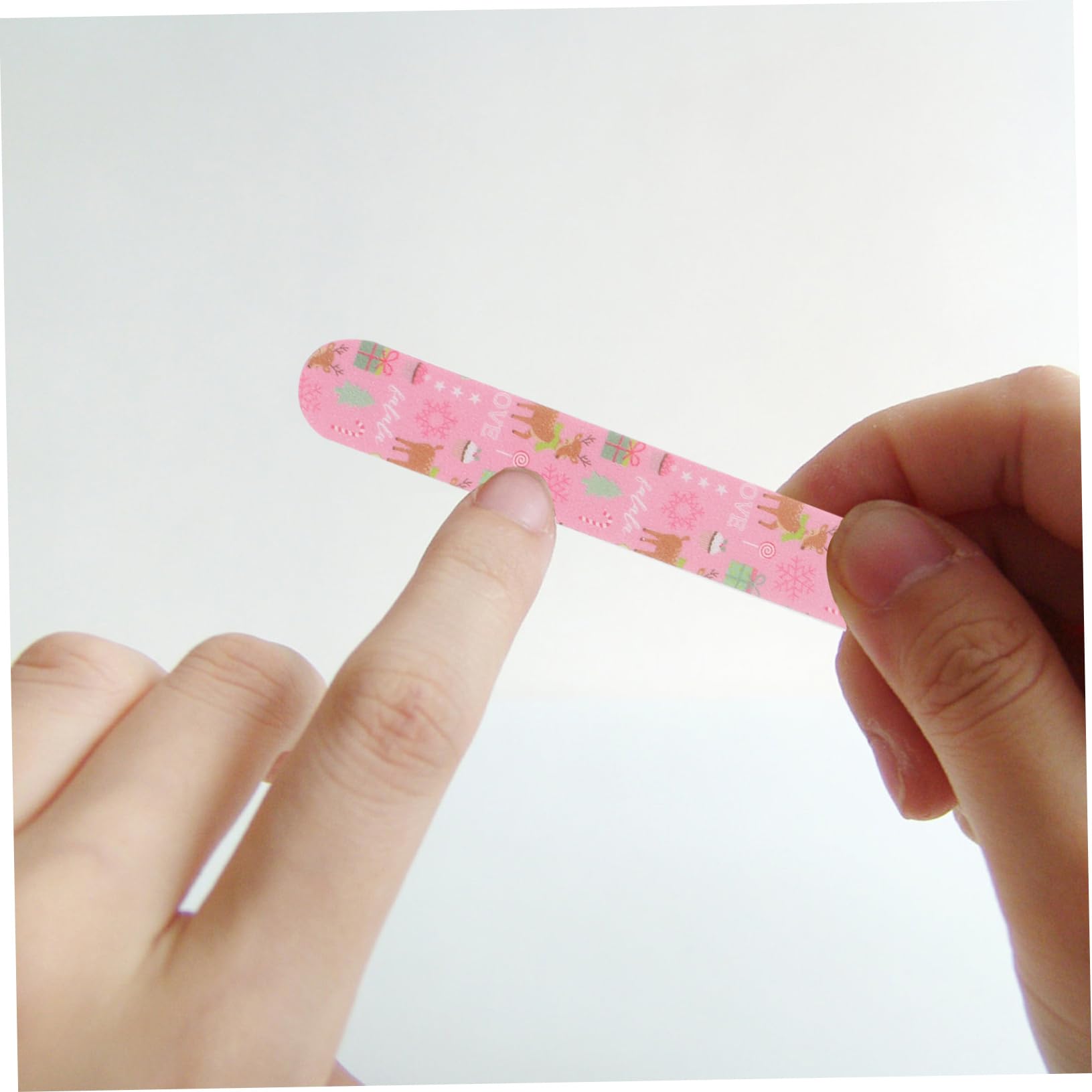 Set di 5 Lime per Unghie a Tema Natalizio Strumenti per Manicure per Unghie Pezzi * 5