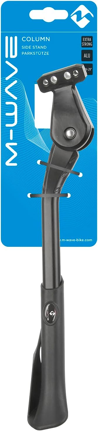 M-Wave Parking Support for 24-29 Inches Aluminium Particularly Robust Suitable for Electric Bikes Column-E2/E1 Black