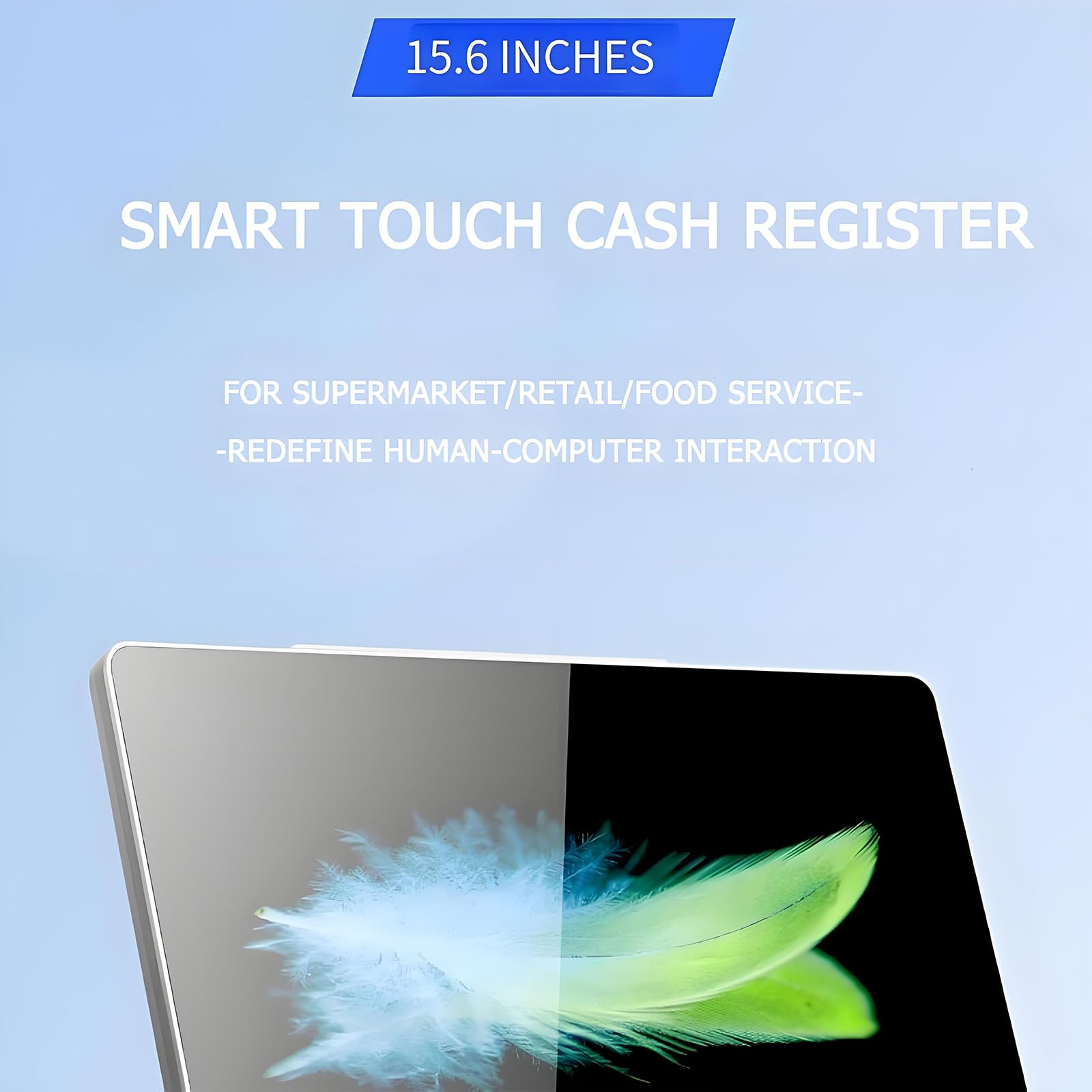 Systemy POS z ekranem dotykowym 15,6 cala dla małych firm, wielofunkcyjny inteligentny system kasowy z ekranem dotykowym, dla restauracji i handlu detalicznego