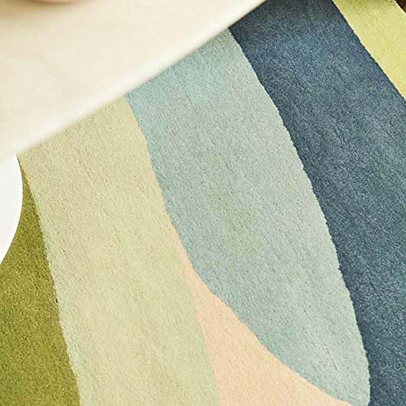 Image of Carpets and Rugs Woolen Thick Floral and Contemporary Designs for Area Rugs, Carpets for Living Room, Bedroom, Hall Size 8x10 feet