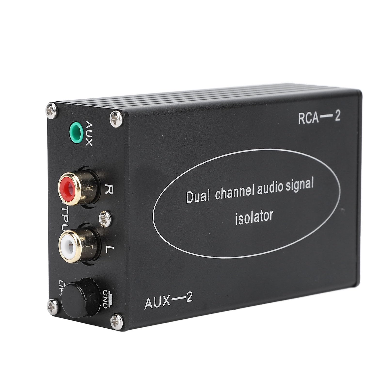 Aislador de Ruido de Bucle de Tierra - Filtro de Ruido Estéreo 3,5 Mm - Eliminador de Zumbidos para Altavoces de Coche y de Cine en Casa
