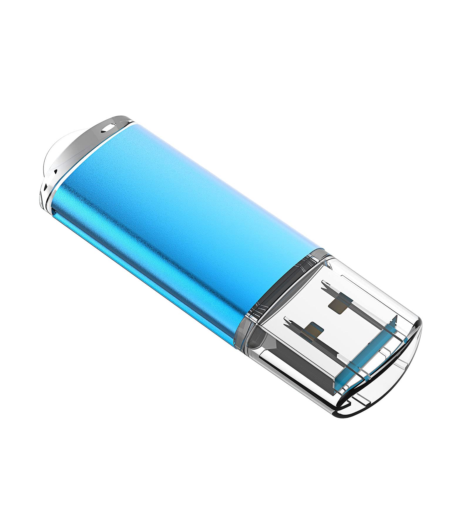 Unidad flash USB 3.0 de 128 GB, memoria USB de alta velocidad para almacenamiento de datos (azul) 8