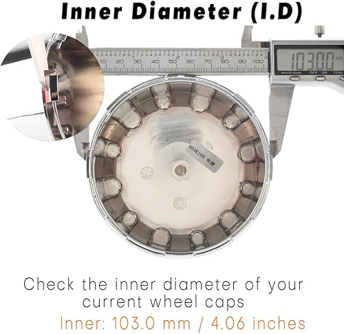 Miniatura 10 de Tapacubos centrales de rueda de 5.15 pulgadas de 5.157 in para XD Series 464K131-2, 8 tapacubos centrales para rueda, paquete de 4 tapas centrales